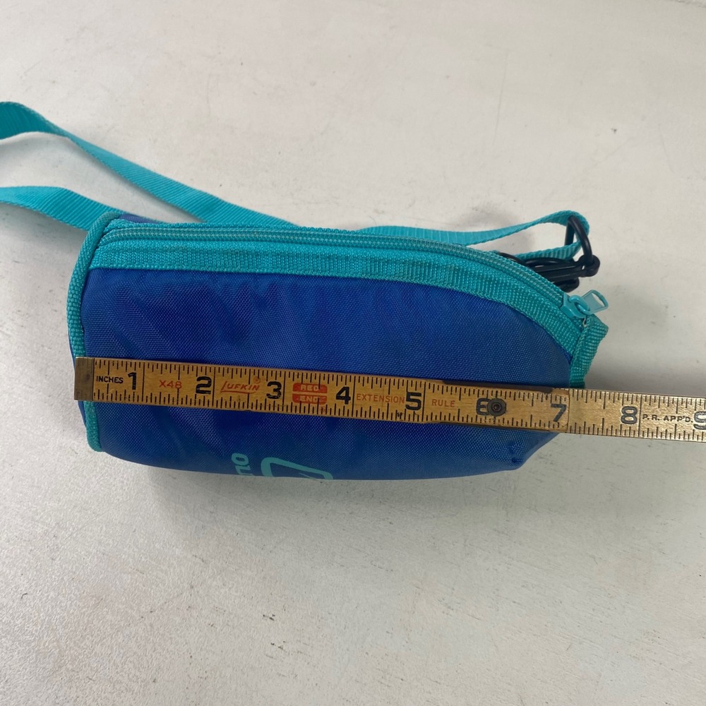 Old Navy Insulated Water Bottle Carrier Bag Blue Teal Adjustable Strap - Picture 6 of 6
